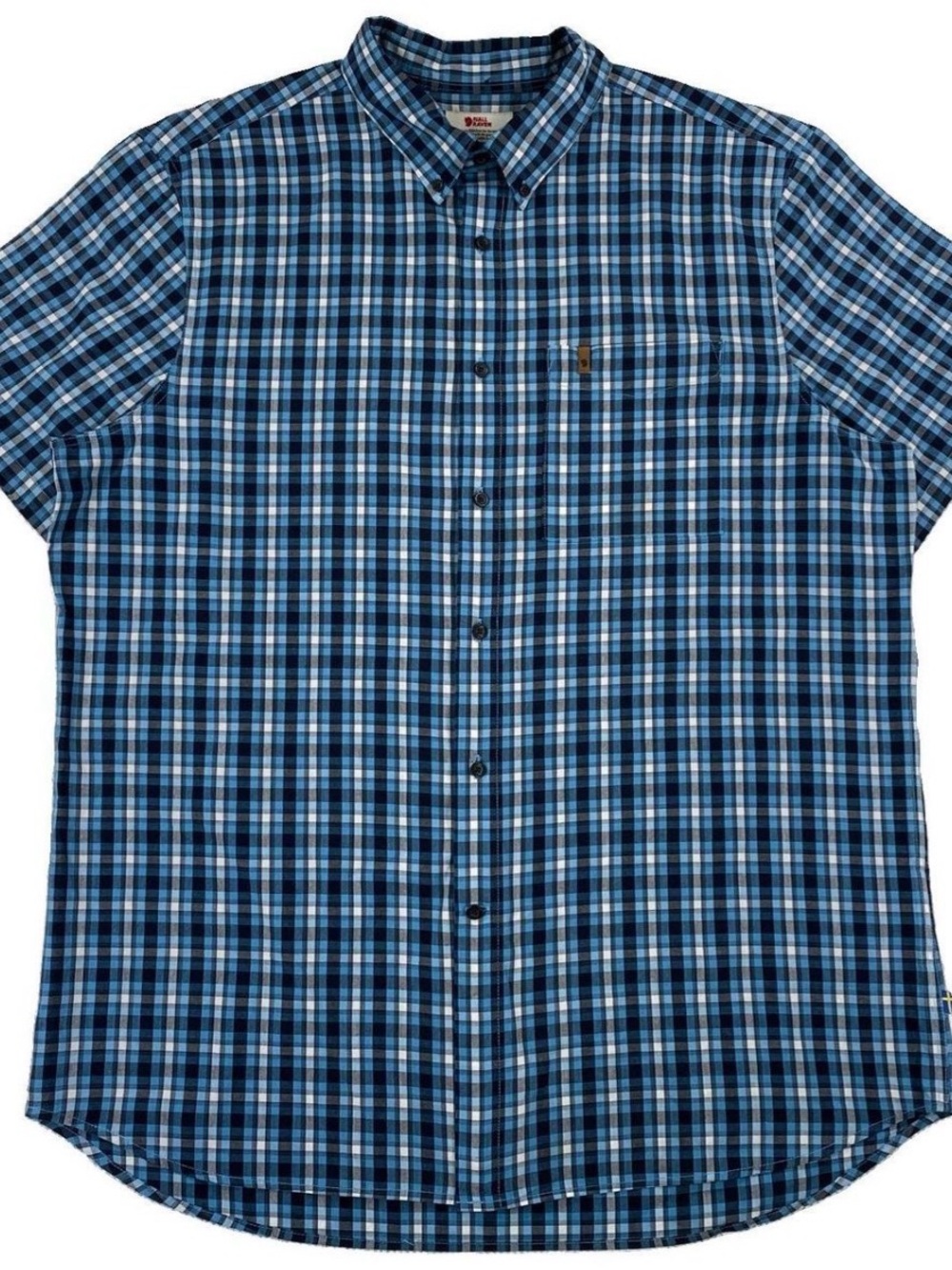 Fjallraven Blue plaid Ovik Shirt 81923